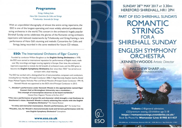 Romantic Strings Programme