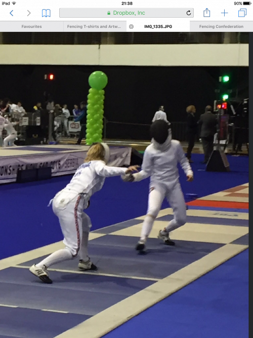 Eliza competing at the European Championships in Novi Sad, Serbia in February 2016