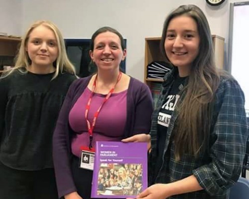 Pictured L-R: Drew Ellis, Clare Mullin and Abi Macfarlane
