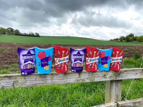 Chocolates donated by the Co-op on Holme Lacy Road