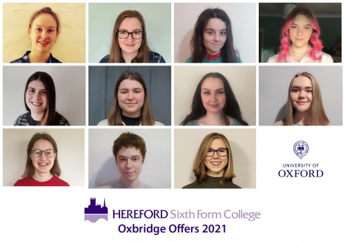 Students who have received offers from Oxford