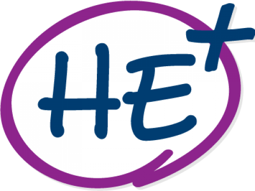 HE+ logo