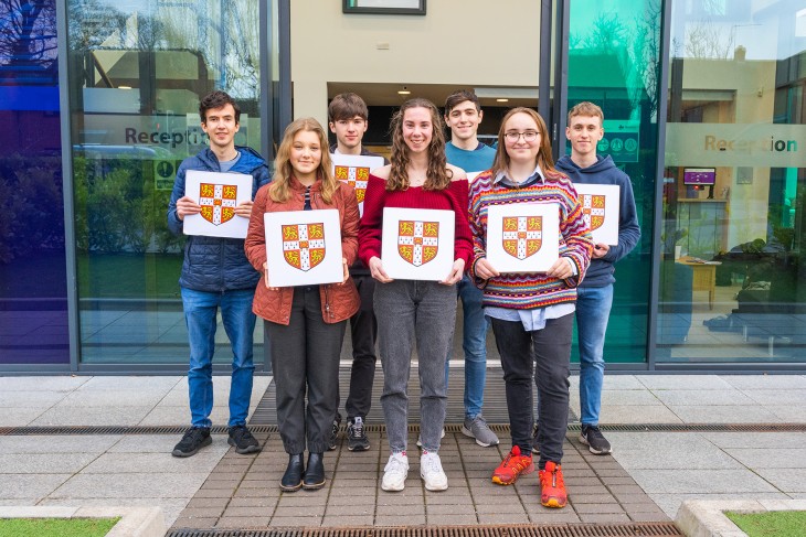  Students who have received offers from Cambridge