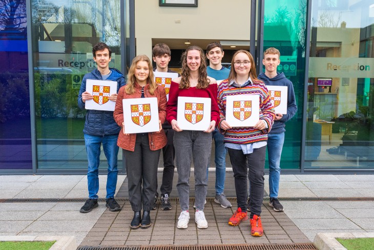 Students who have received offers from Cambridge