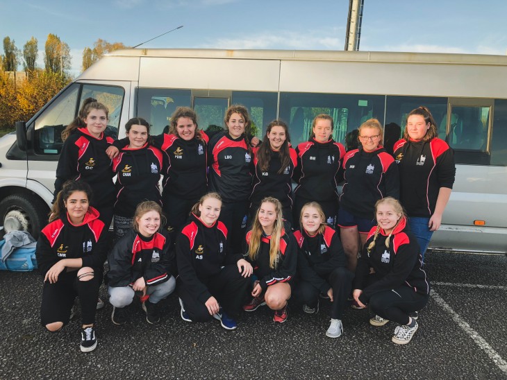 Front Row L-R: Chantelle Roberts, Mary-Anne Simpson, Anna Stowell, Abbie Roberts, Ellie Black and Josie Lewis Back Row L-R: Grace Coyle, Charlie-Ann Neave, Poppy Wilcox, Lara Ozdemir, Kayleigh Brooks, Beth Jones, Mackenna Brace and Olivia Tobey