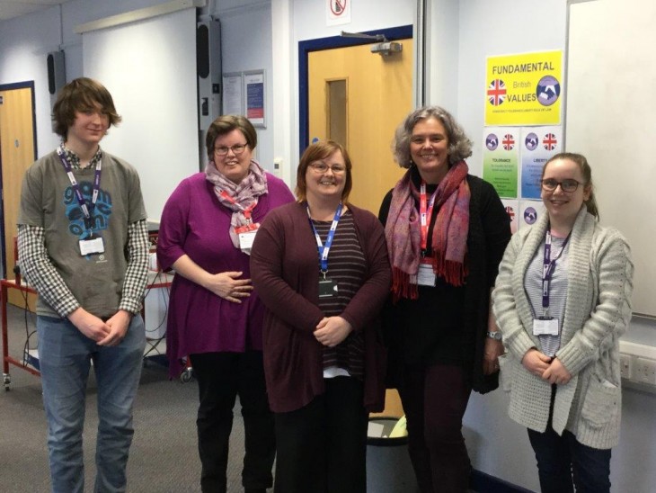 Visitors from the Herefordshire branch of the National Autistic Society