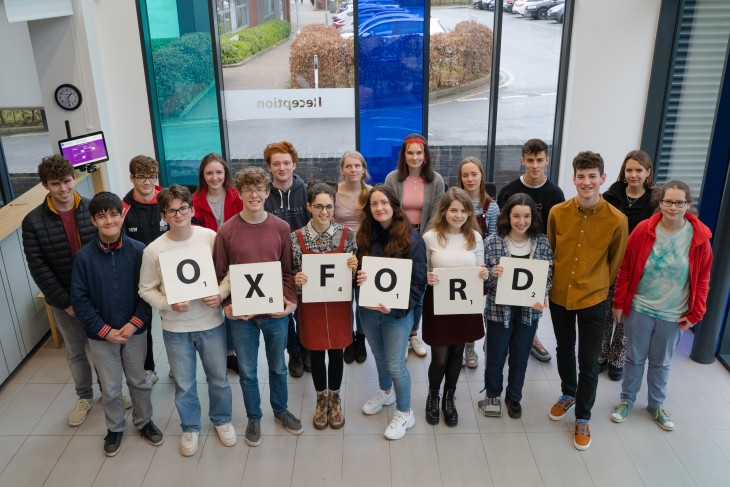 L-R: Rob Lyon, Columbus Layton, Oliver Elliot-Williams, Elias Formaggia, Stephanie DuToit, Max Gunther, Rory Inglis, Lottie Oliver, Ellie Williams, Dora Grasby, Isobel Holland, Bethan Howls, Harriet Castle, Imee Marriot, Dylan Taylor-Bloodworth, Harvey Cross, Ruby Davies, and Charlie Baxter