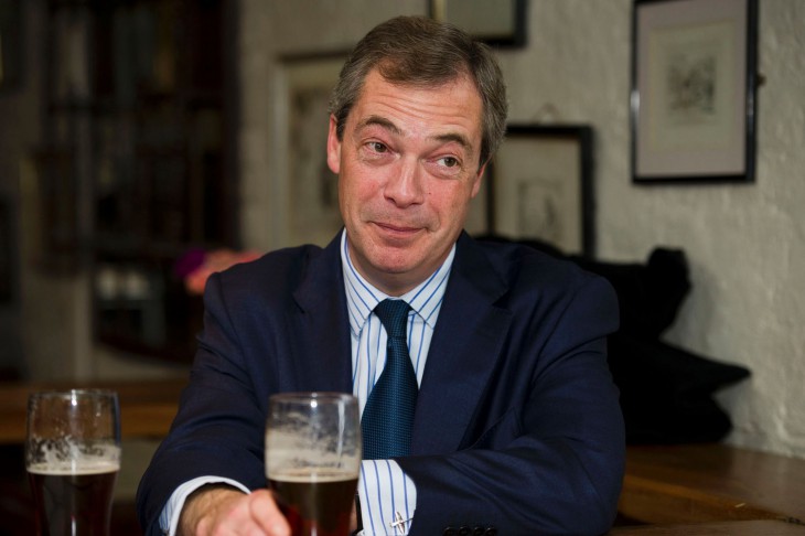 UKIP Leader, Nigel Farage 