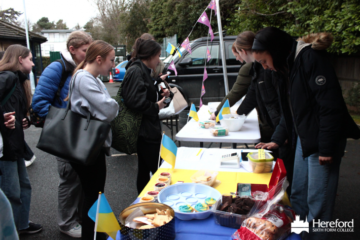 Bake sale in aid of refugee charities