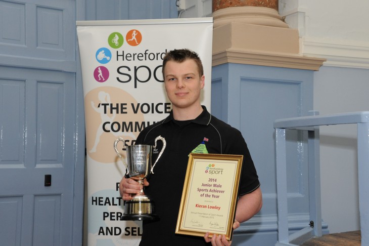 Junior Male Achiever, Kieran Lowley Photo credit: Hereford Times