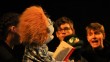 Brian (puppeteer Eddie Bindloss) with Nicky (puppeteers Zac Green and Fletcher Garrard)