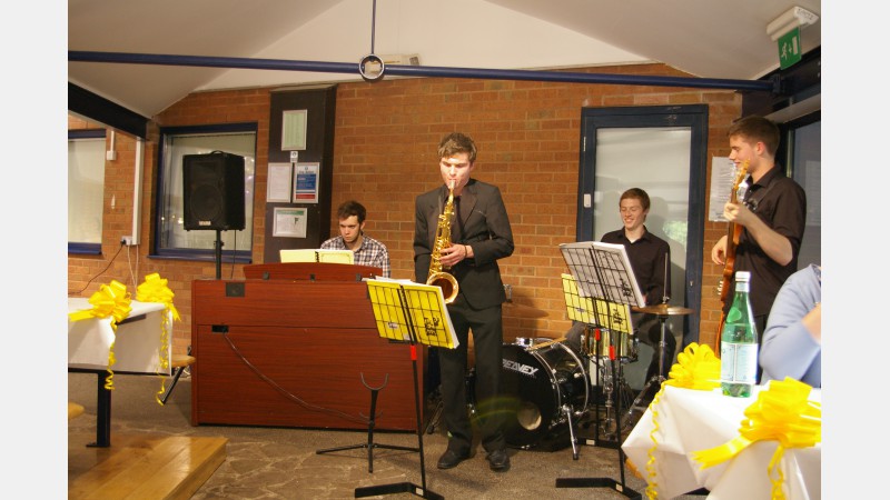 College band plays the Pavilion