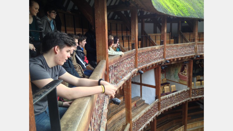 The gallery at The Globe