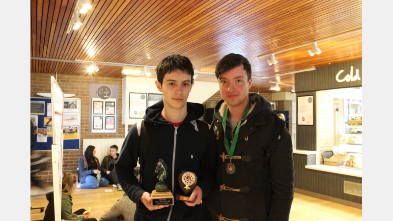 Owain Davies (winner) and Matt Partyka (runner-up)